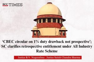 1% duty drawback CBEC circular