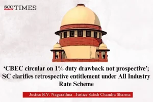 1% duty drawback CBEC circular