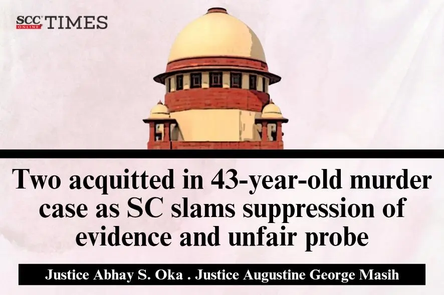 43-year-old murder case