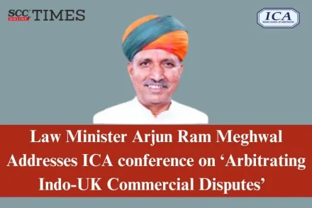 Arjun Ram Meghwal at ICA conference
