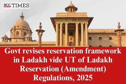 Ladakh Reservation Regulation 2025