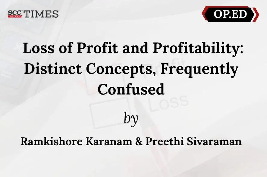Loss of Profit and Profitability