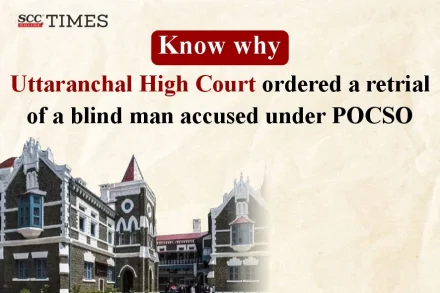Retrial of blind POCSO accused