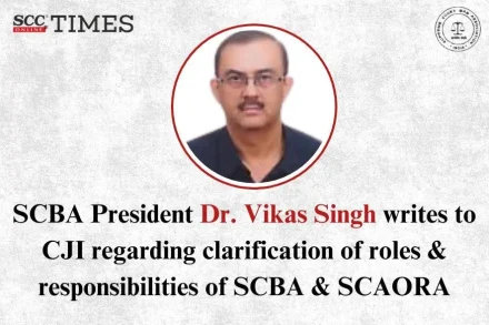 SCBA President letter to CJI