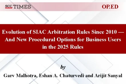SIAC Arbitration Rules