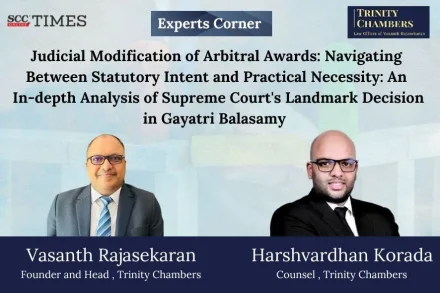 judicial modification of arbitral awards in India