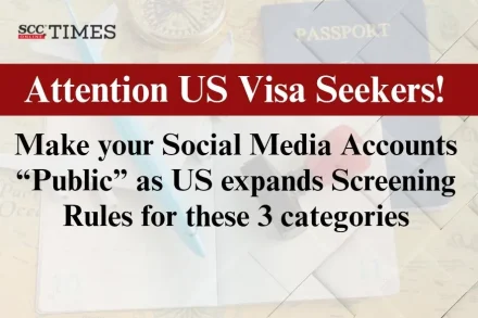 public social media accounts for US Visa