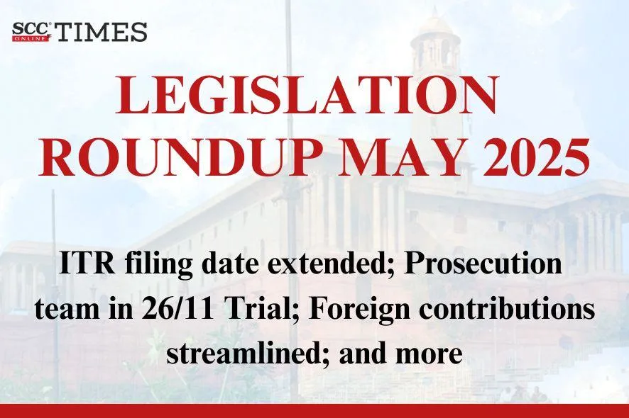 Legislation Roundup May 2025