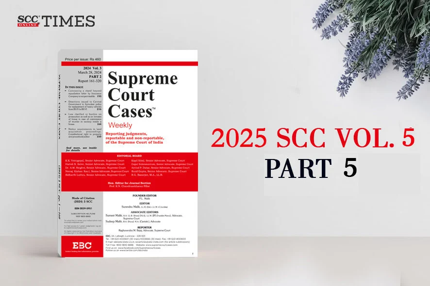2025 SCC Vol. 5 Part 5