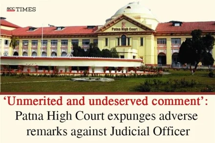 Adverse remarks against Judicial Officer