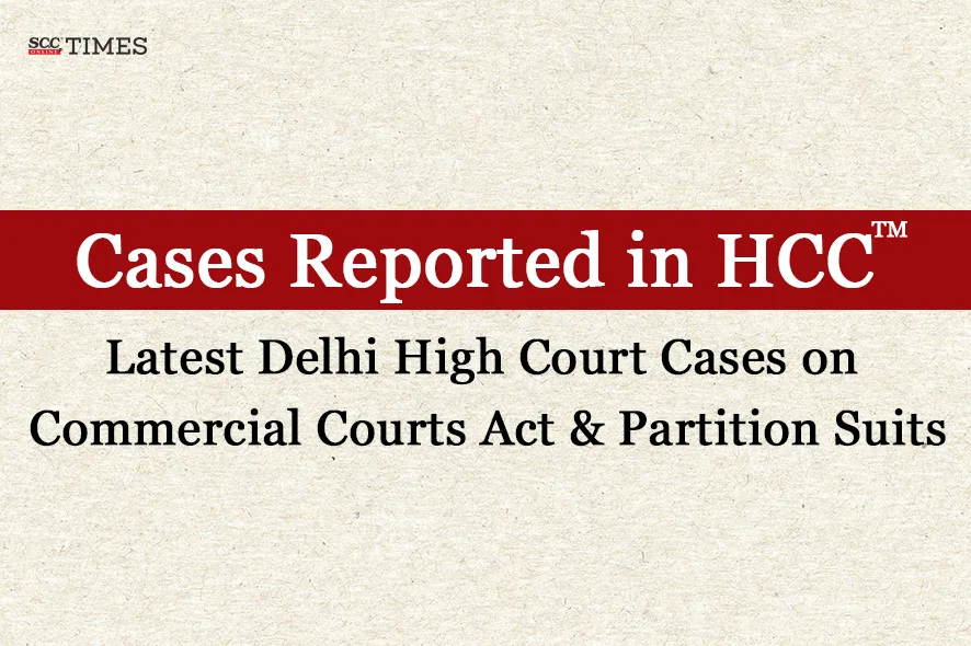 Cases on Commercial Courts Act