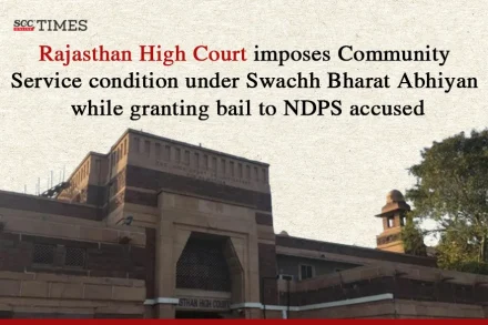 Community service NDPS accused