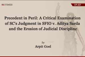 Critical Examination of SC's Judgment