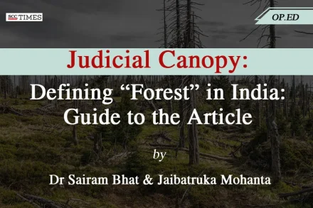 Defining Forest in India