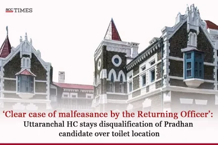 Disqualification of Pradhan candidate over toilet location