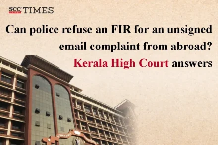 FIR on online complaint