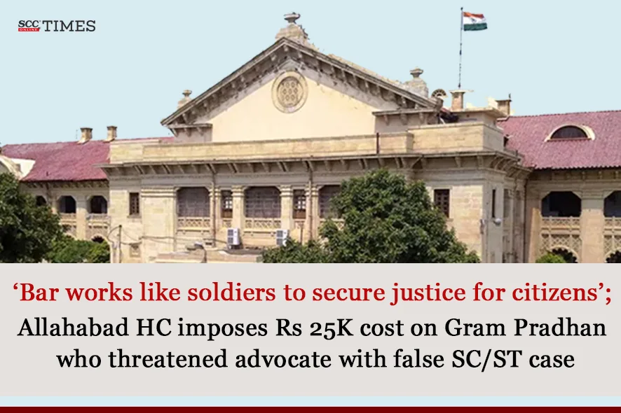 Gram Pradhan threatened advocate