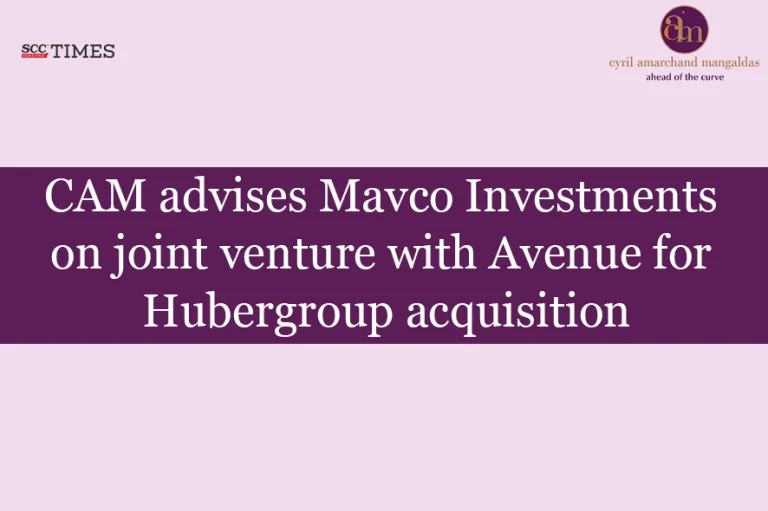CAM advises Mavco Investments on joint venture with Avenue for Hubergroup acquisition