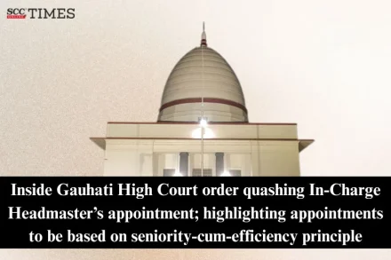 In-Charge Headmaster Appointment