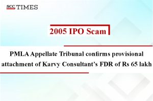 Karvy Consultant 2005 IPO Scam