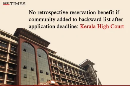 Kerala High Court reservation ruling