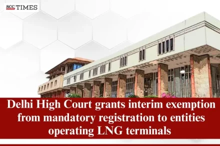 LNG terminals registration exemption