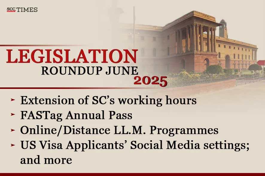Legislation Roundup June 2025