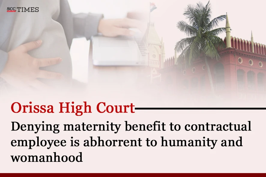 Maternity benefit contractual employee