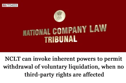 NCLT's inherent power