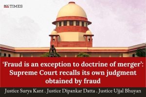 Supreme Court recalls its own judgment obtained by fraud