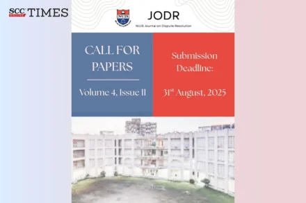 NUJS Kolkata Journal on Dispute Resolution
