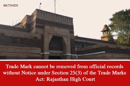Notice under Section 25(3) of Trade marks Act mandatory