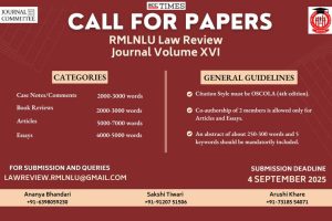 RMLNLU Law Review Volume XVI