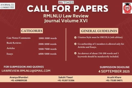 RMLNLU Law Review Volume XVI