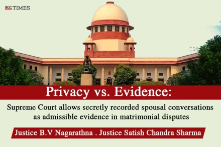 Secretly recorded spousal conversations