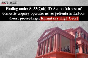Section 33 ID Act res judicata