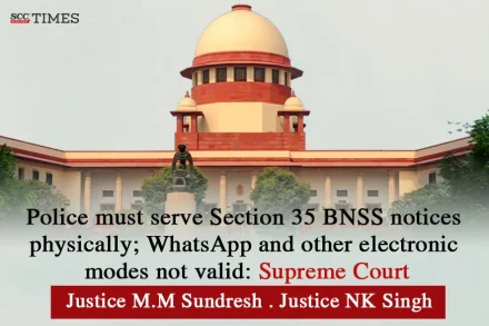Section 35 BNSS notices