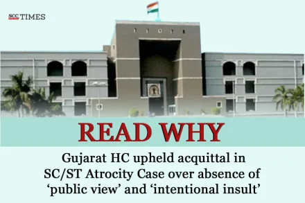 acquittal in SCST Atrocities case