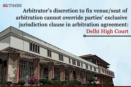 arbitrator's discretion seat of arbitration