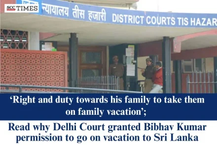 Bibhav Kumar permission to travel abroad