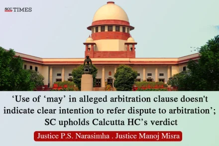 clear intention to refer dispute to arbitration