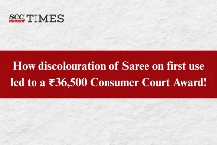 compensation for saree discoloration