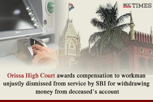 compensation to SBI workman on unjust dismissal