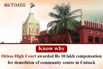 illegal demolition of community centre