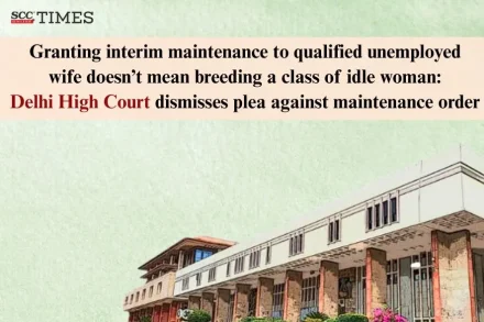 interim maintenance to qualified unemployed wife