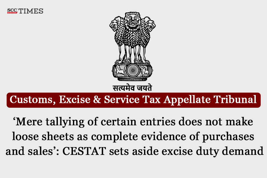 loose sheets as complete evidence