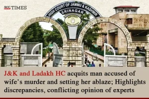 man setting wife ablaze acquitted
