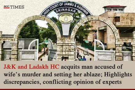 man setting wife ablaze acquitted