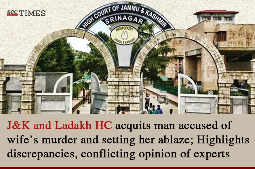 man setting wife ablaze acquitted
