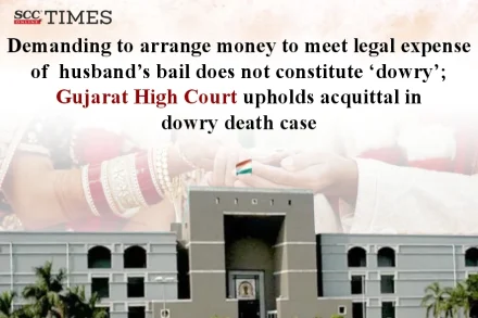 money for husband's bail not dowry